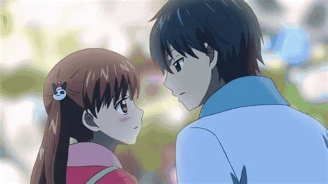 anime kiss gif|cute kiss gif.